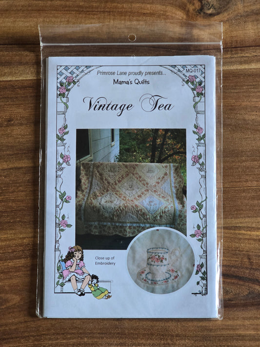 Primrose Lane - Vintage Tea - Embroidery and Quilt Pattern