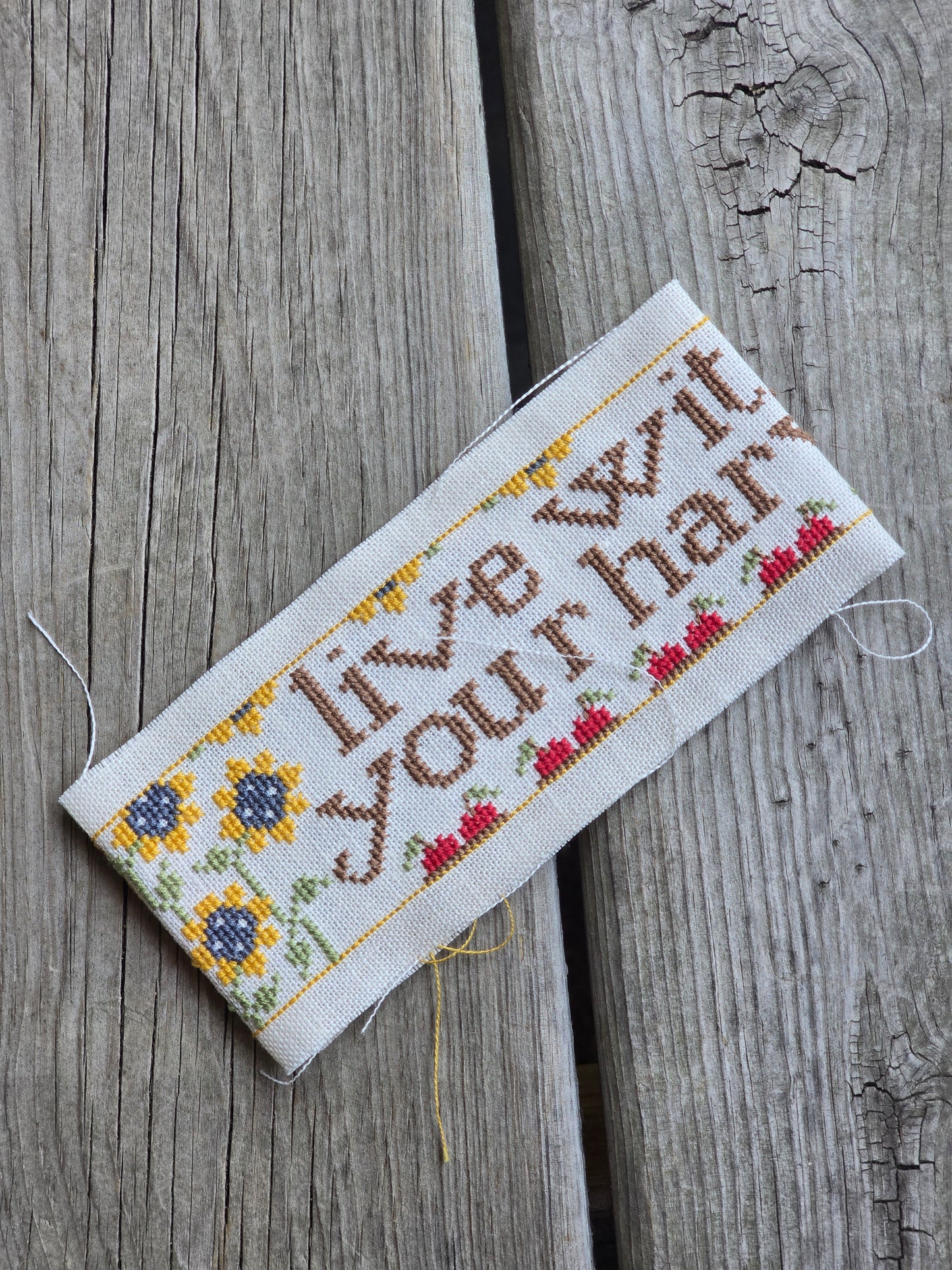 Hands on Designs - Live Within Your Harvest - Cross Stitch Kit