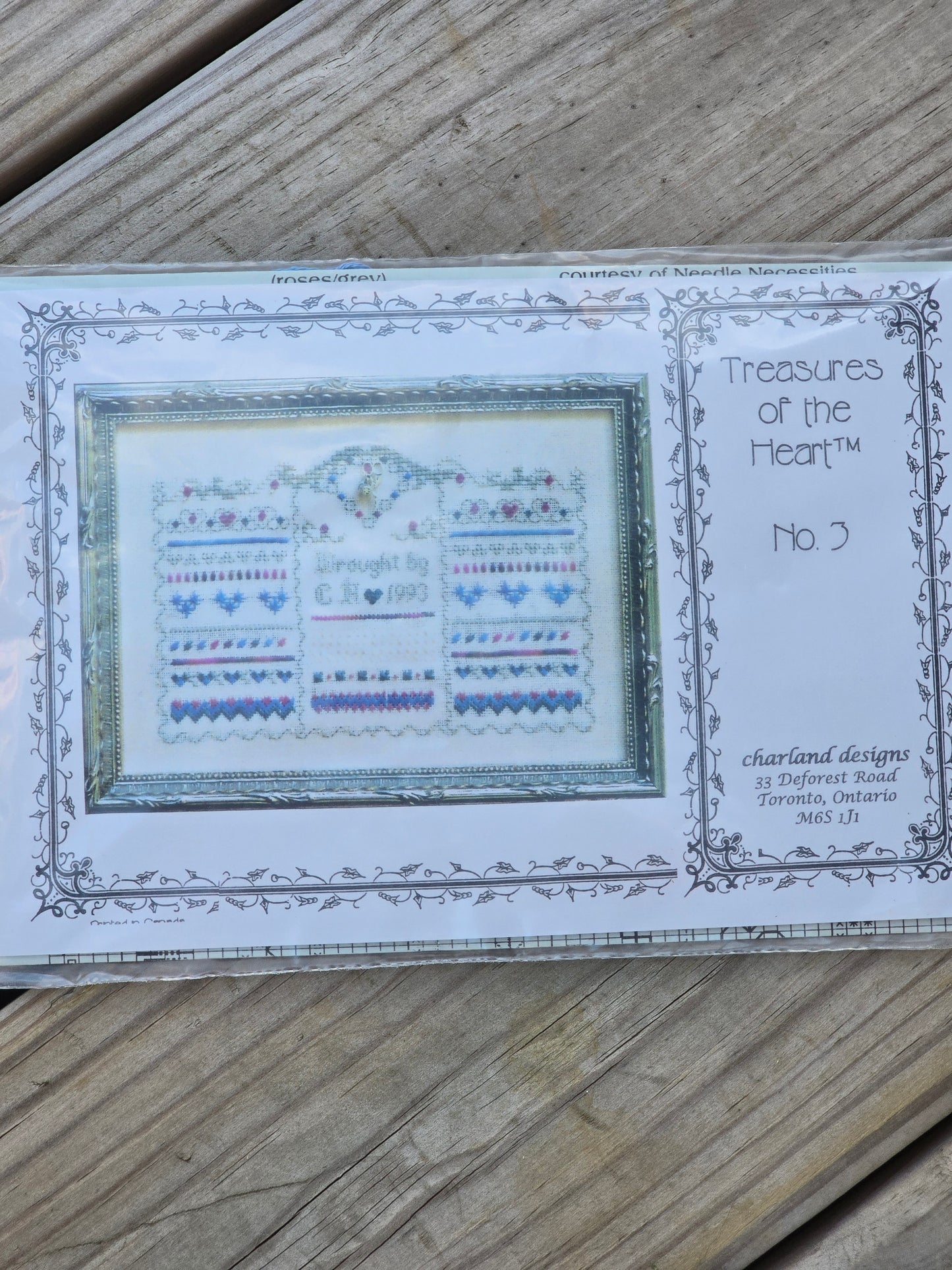 Charland Designs - Treasures of the Heart - No. 3 - Cross Stitch Kit