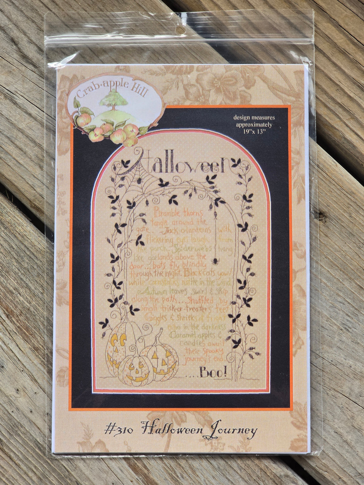 Crab-apple Hill - Halloween Journey - Embroidery Pattern