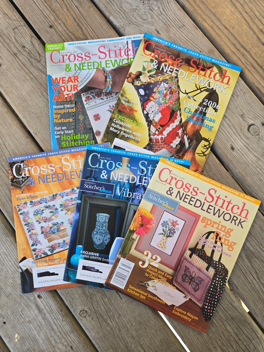 Cross-Stitch & Needlework - 2006 Magazine Bundle