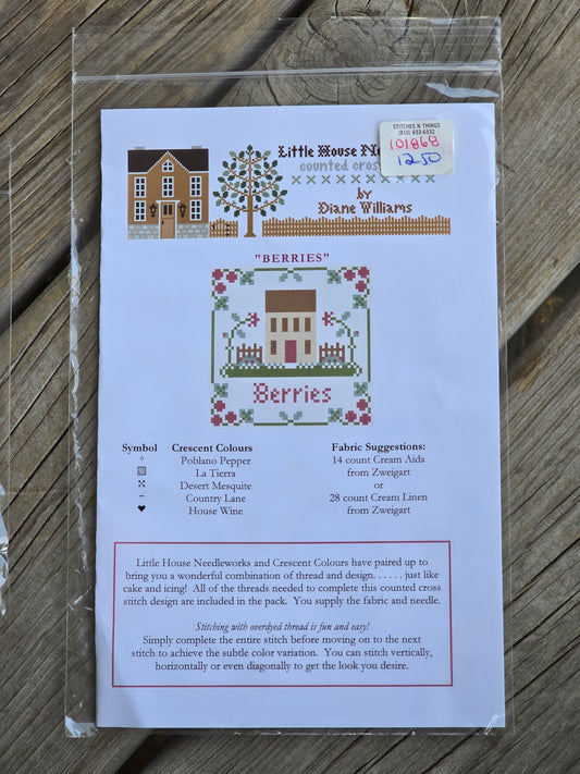 Little House Needleworks - Berries - Cross Stitch Pattern