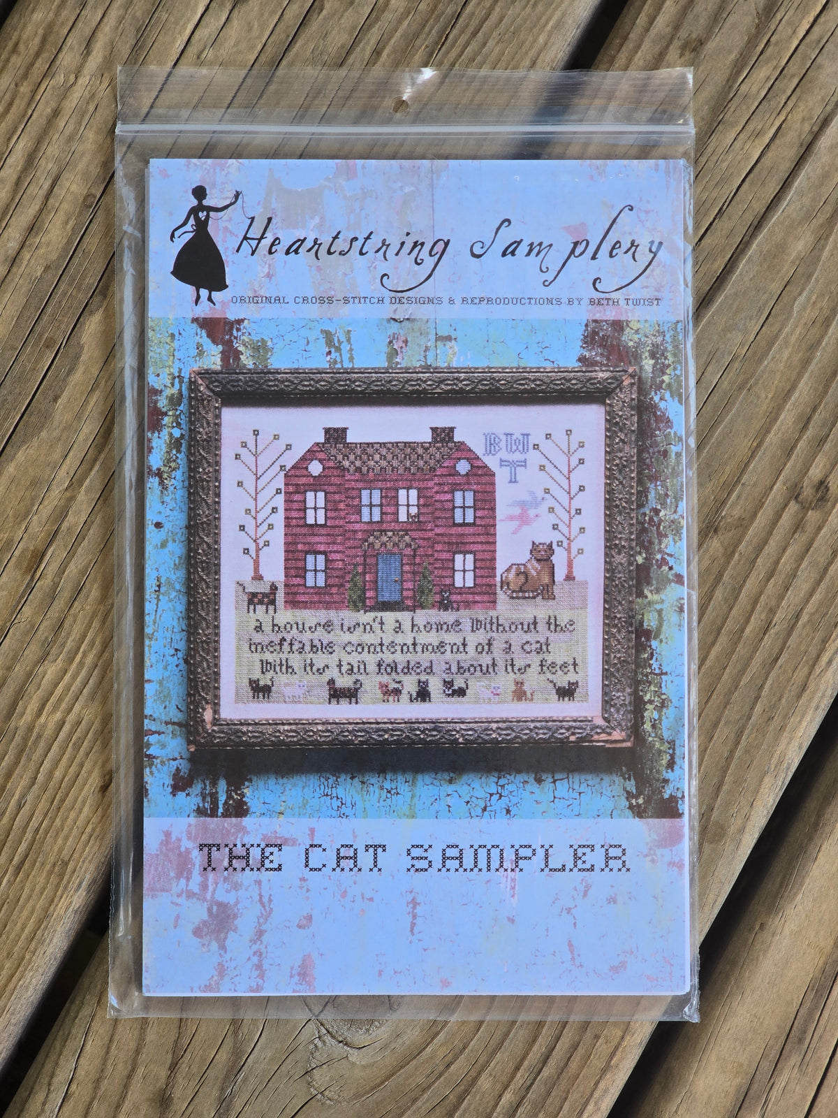 Heartstring Samplery - The Cat Sampler - Cross Stitch Pattern