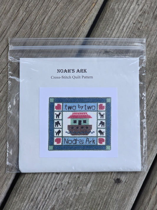 Wee Darlings - Noah's Ark Cross-Stitch Quilt Pattern - Cross Stitch Kit