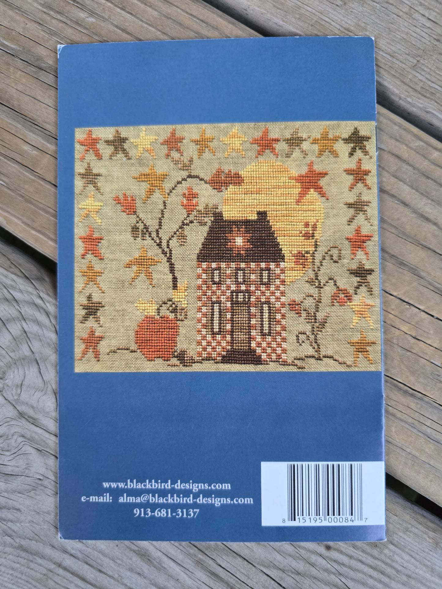 Blackbird Designs - Moonlit Garden - Loose Feathers Pattern #22 - Cross Stitch Pattern