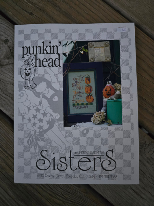 Sisters and Best Friends -  Punkin' Head Pattern with Embellishments