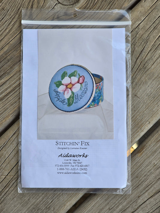 Aidaworks - Stitchin' Fix - Apple Blossom - Cross Stitch Kit
