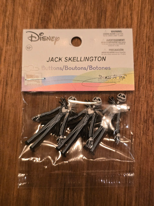 Dress It Up - Disney - Jack Skellington Buttons