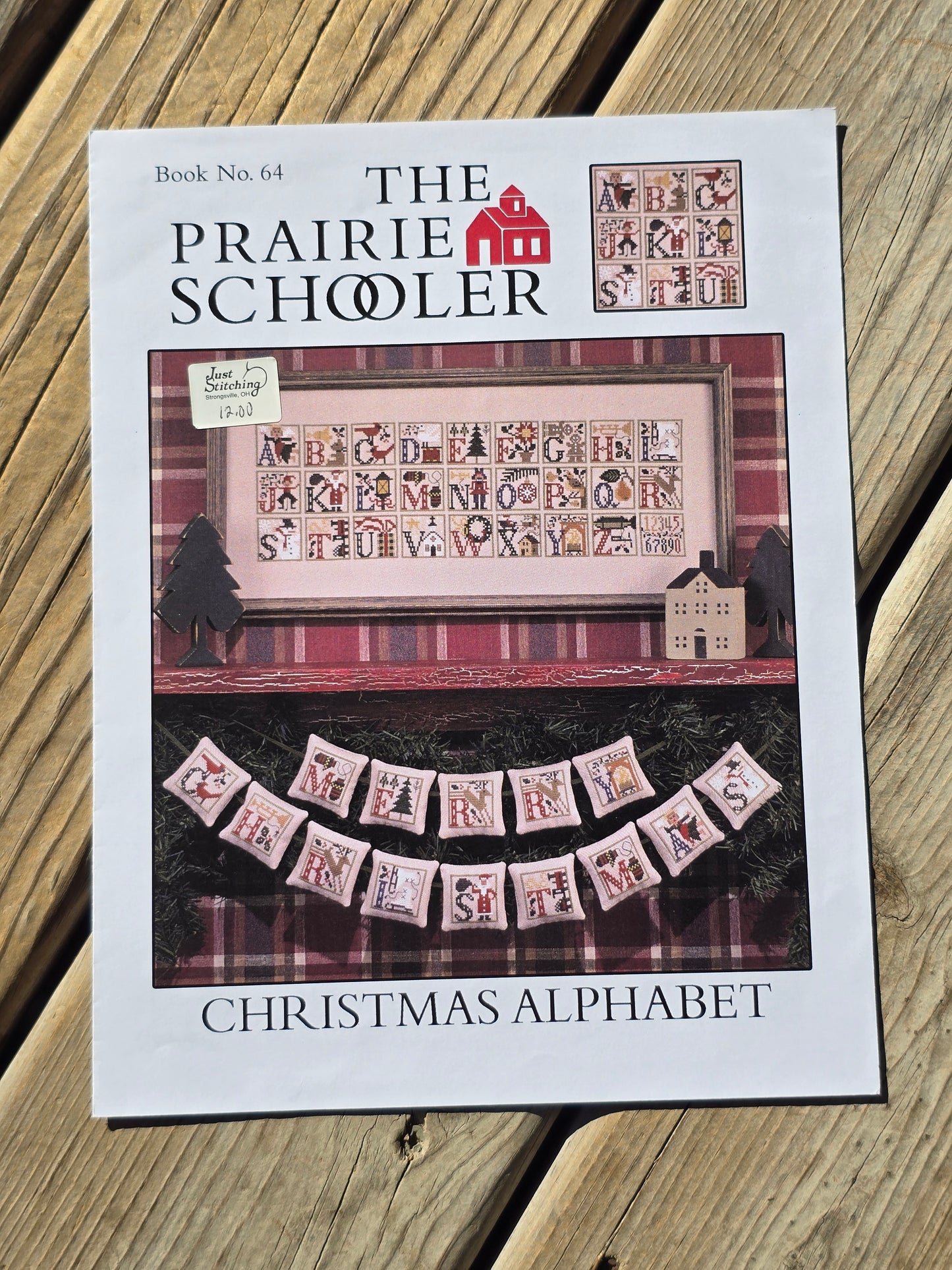 The Prairie Schooler - Christmas Alphabet - Book No. 64 - Cross Stitch Pattern
