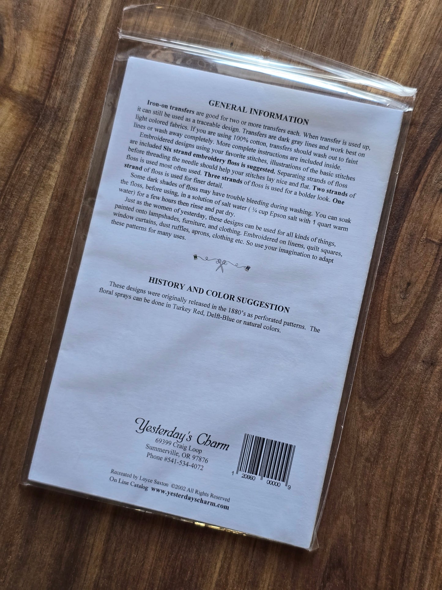 Yesterday's Charm - Floral Corners - Embroidery Pattern