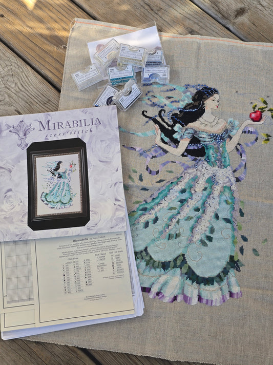 Mirabilia - Biancabella - Partially Completed Cross Stitch Kit