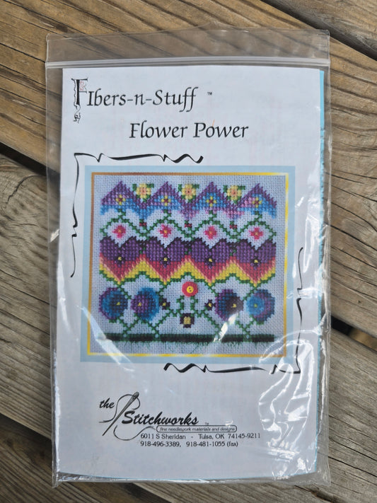 The Stitchworks - Fibers-n-Stuff - Flower Power Kit