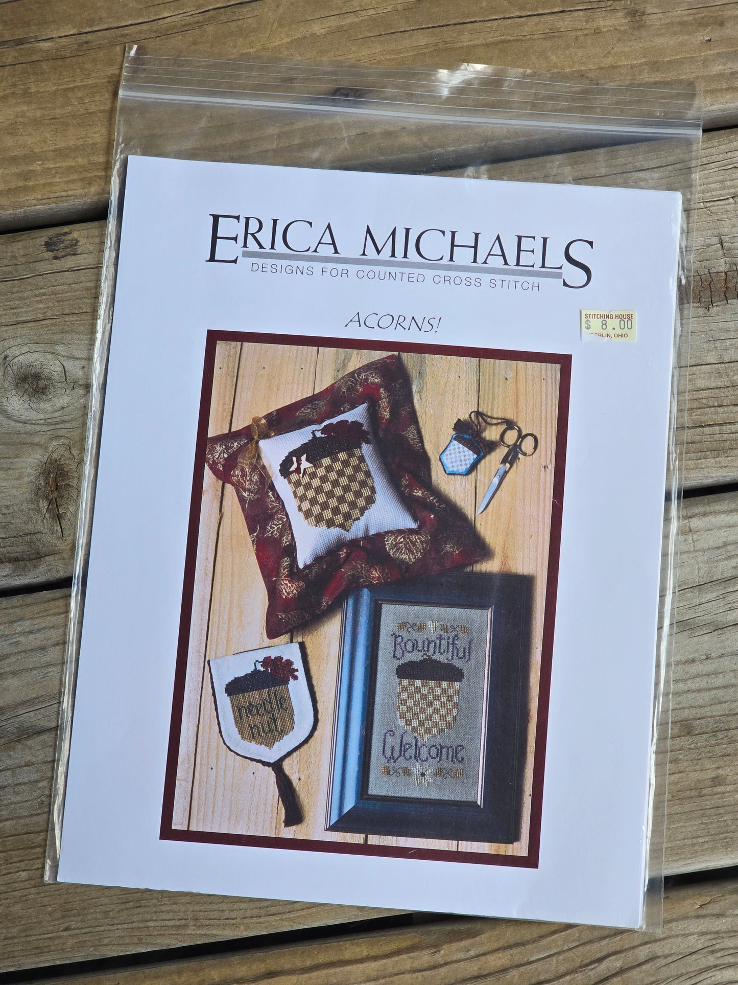 Erica Michaels -  Acorns! - Cross Stitch Pattern