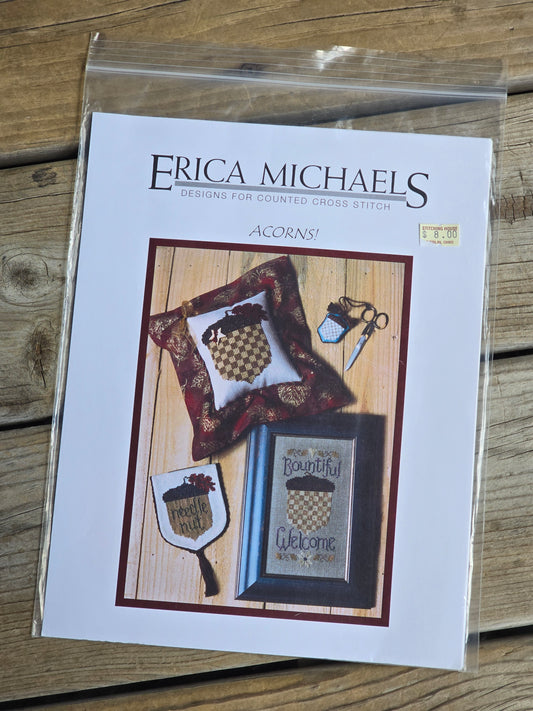 Erica Michaels -  Acorns! - Cross Stitch Pattern