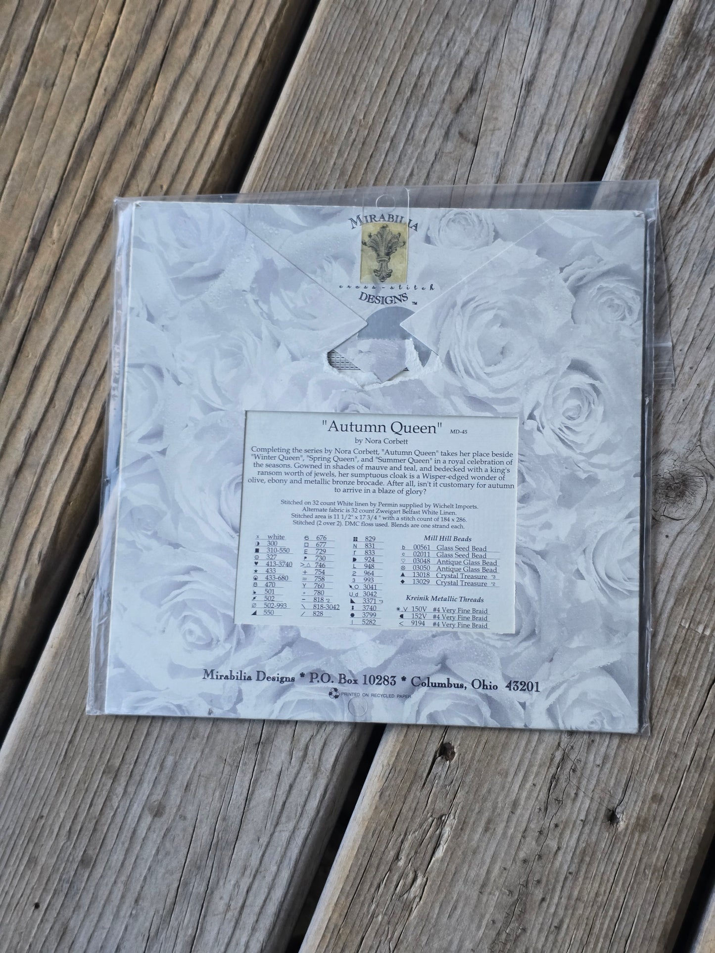 Mirabilia - Autumn Queen - Cross Stitch Pattern