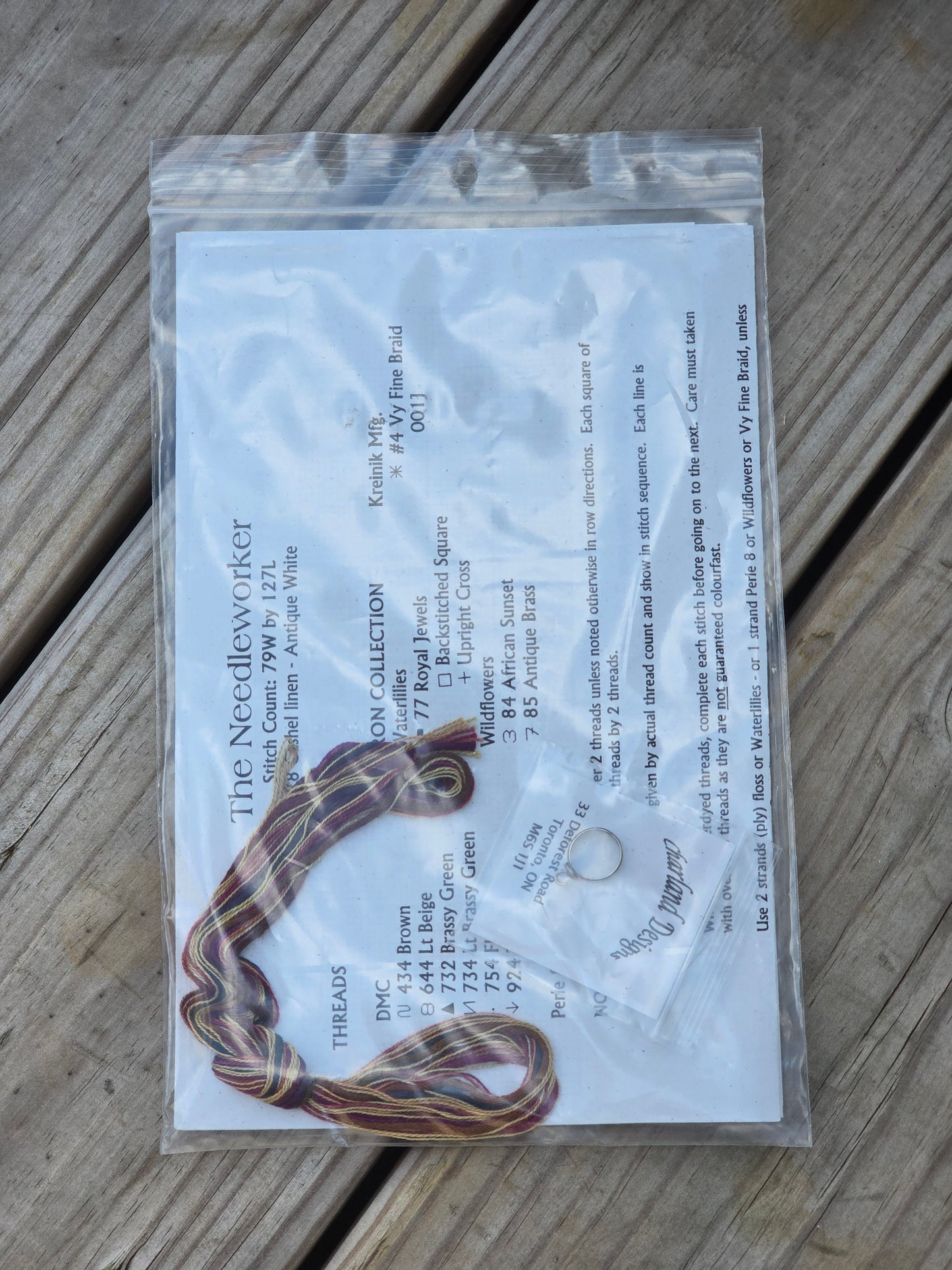Charland Designs - The Needleworker - Cross Stitch Kit