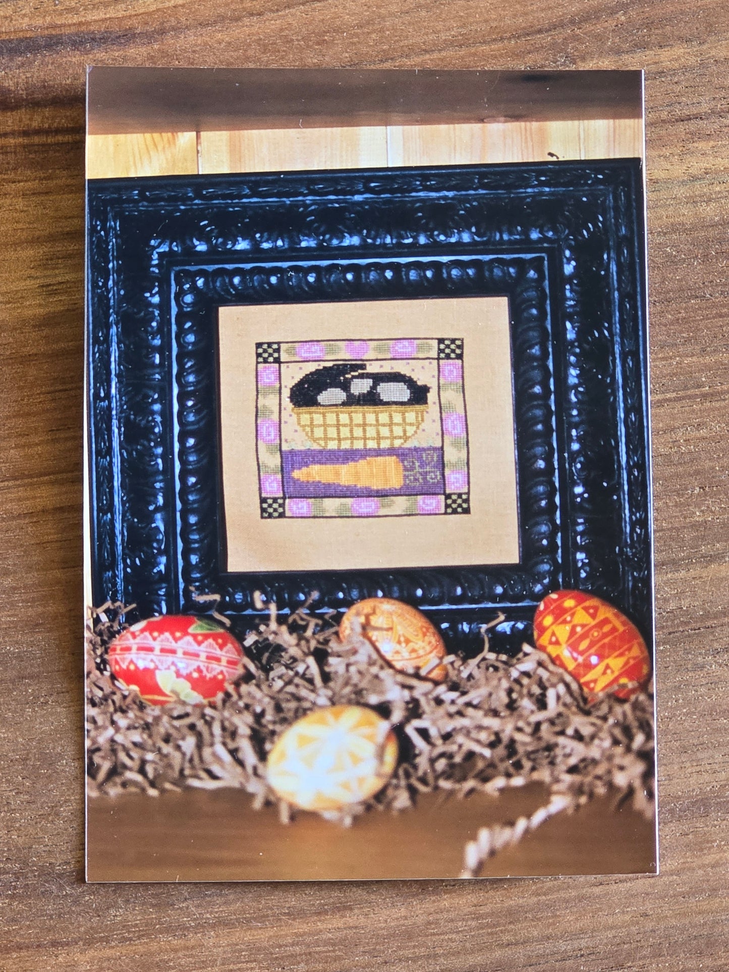 Ewe and Eye and Friends - Bunny in a Basket - Cross Stitch Kit
