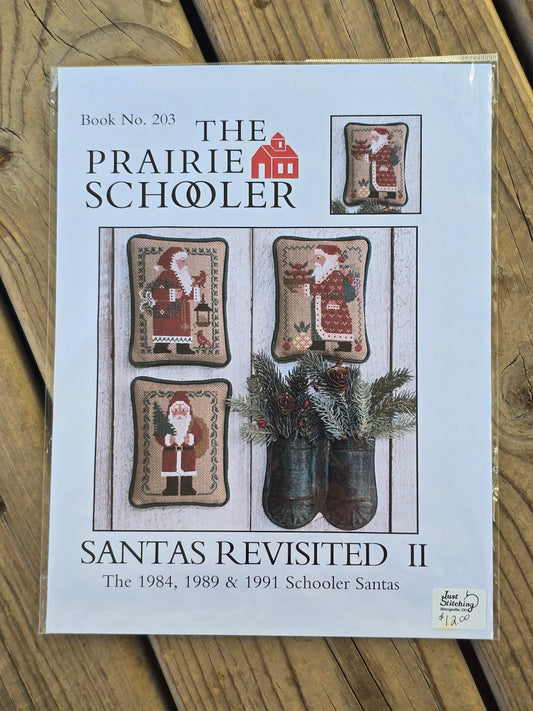 The Prairie Schooler - Santas Revisited II - Book No. 203 - Cross Stitch Pattern