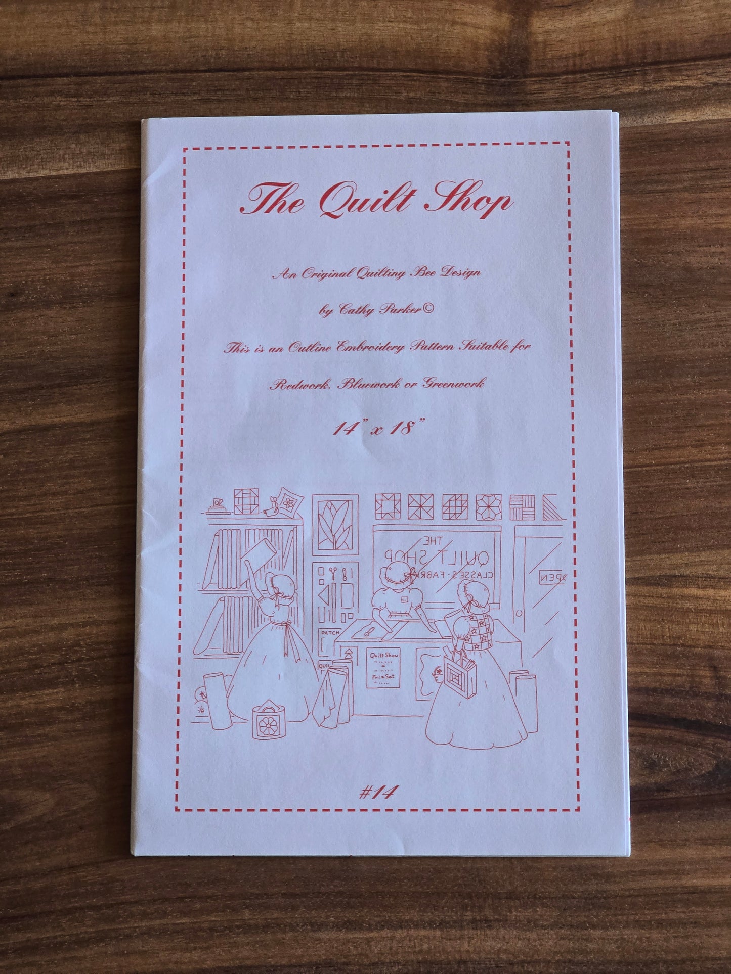 Quilting Bee Designs - The Quilt Shop - Embroidery Pattern