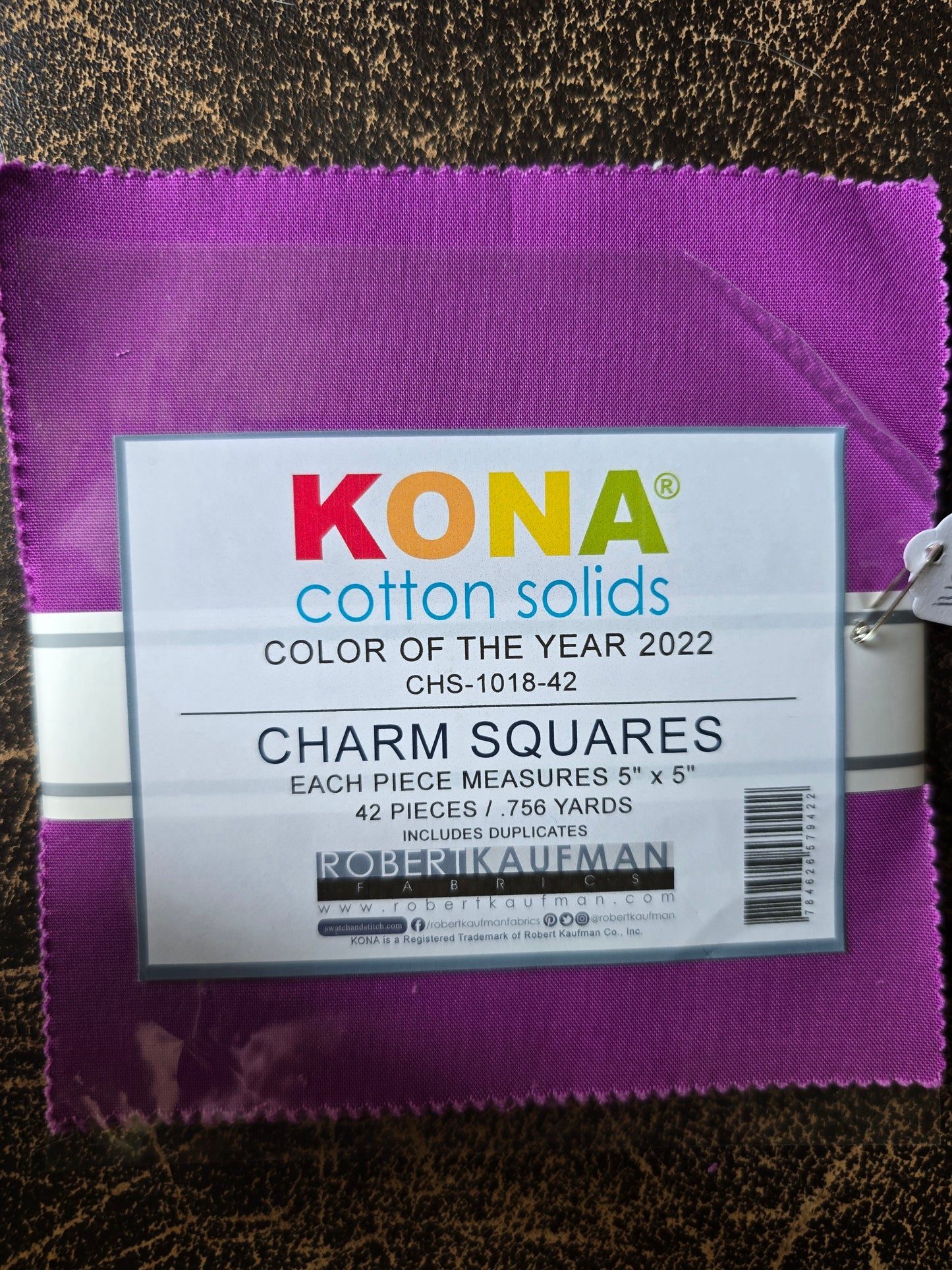 Robert Kaufman - Purple Charm Squares - 2022 Color of the Year