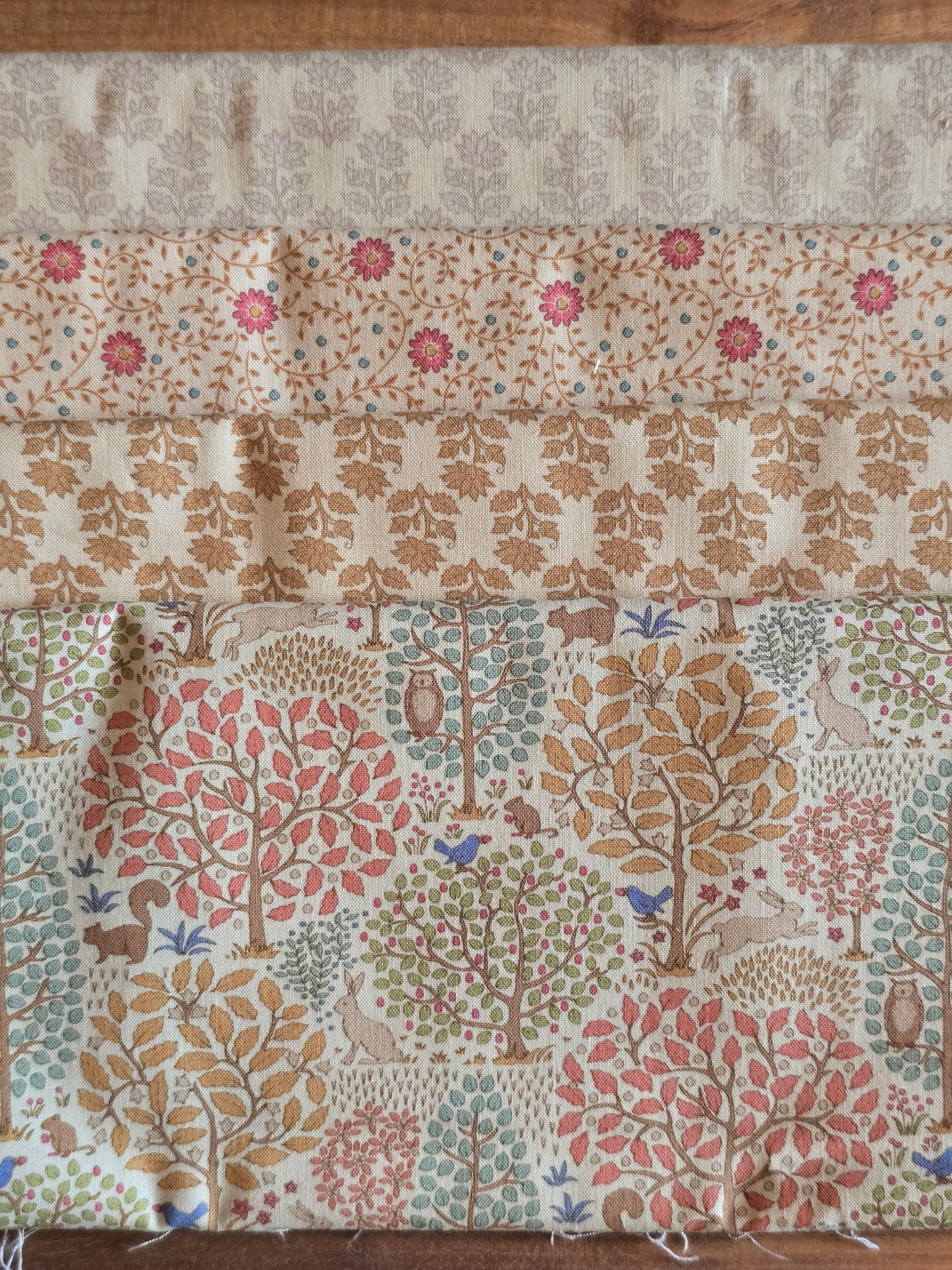 Tilda - Sanctuary - Gold/Beige - Quilting Fabric - Bundle