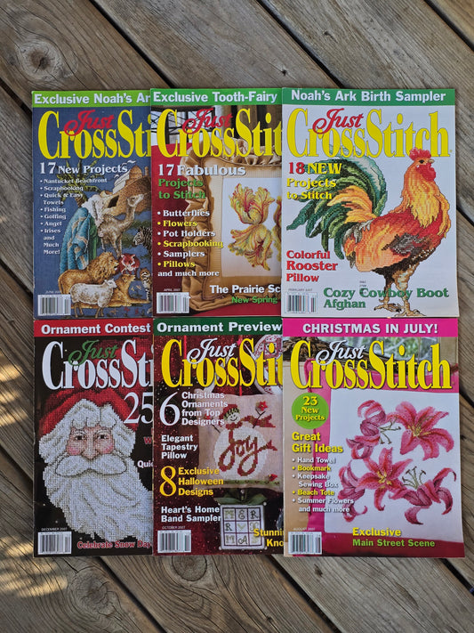 Just Cross Stitch - 2007- Magazine Bundle