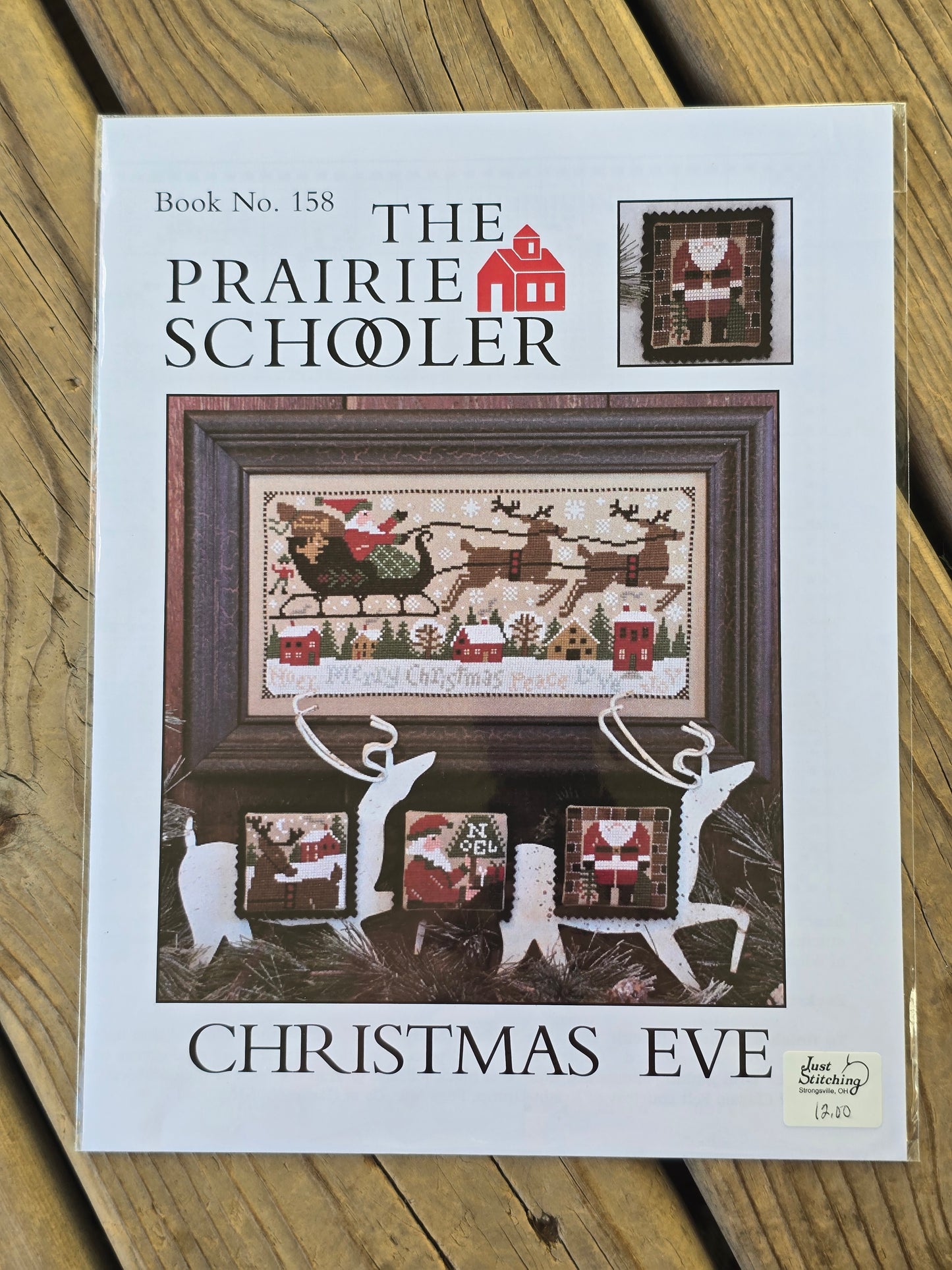 The Prairie Schooler - Christmas Eve - Book No. 158 - Cross Stitch Pattern