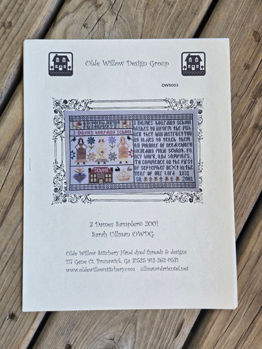 Olde Willow Design Group - 3 Dames Sampler - Cross Stitch Pattern