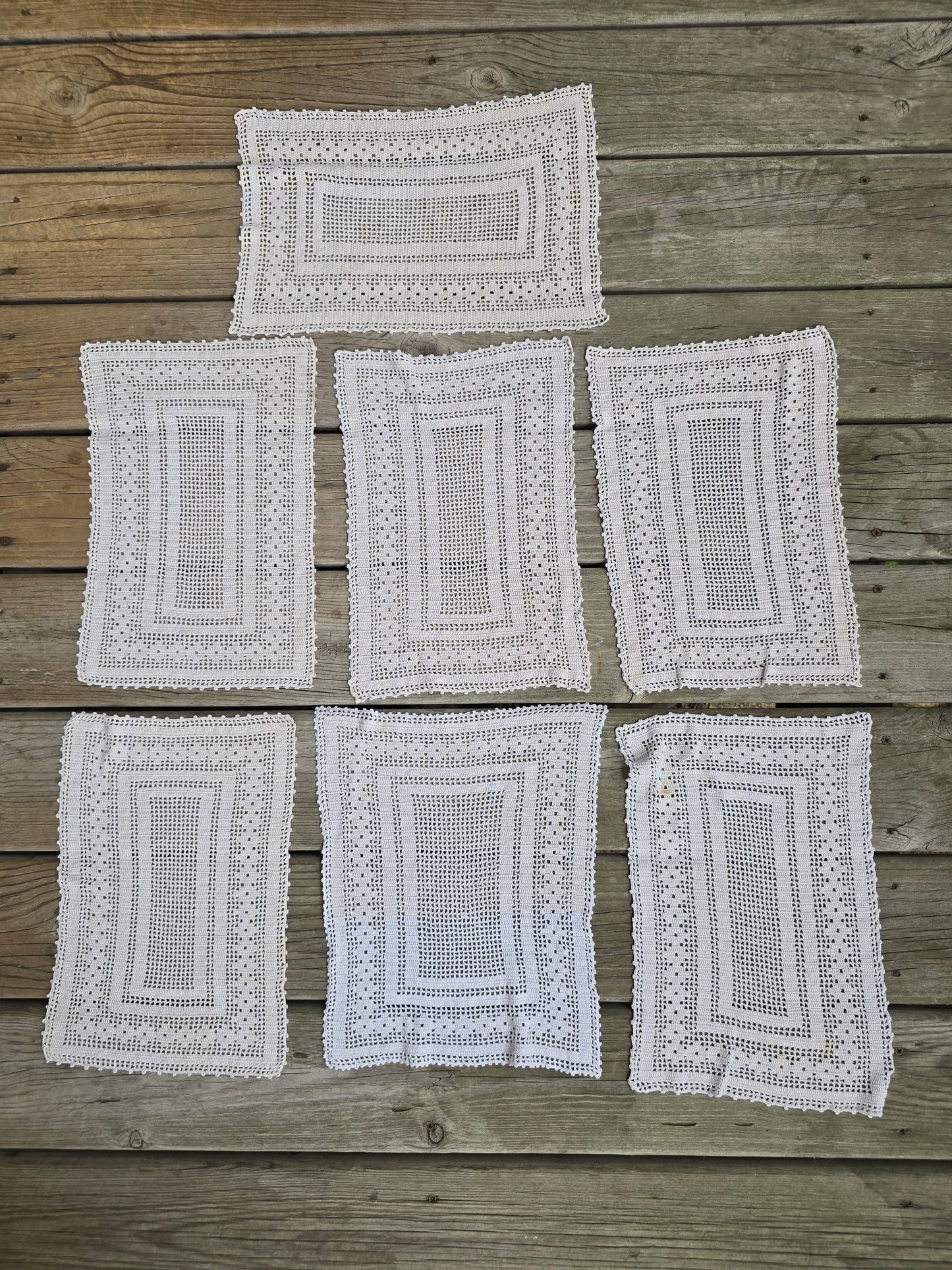 Vintage Linens - Doily Bundle (Set of 17) - #07