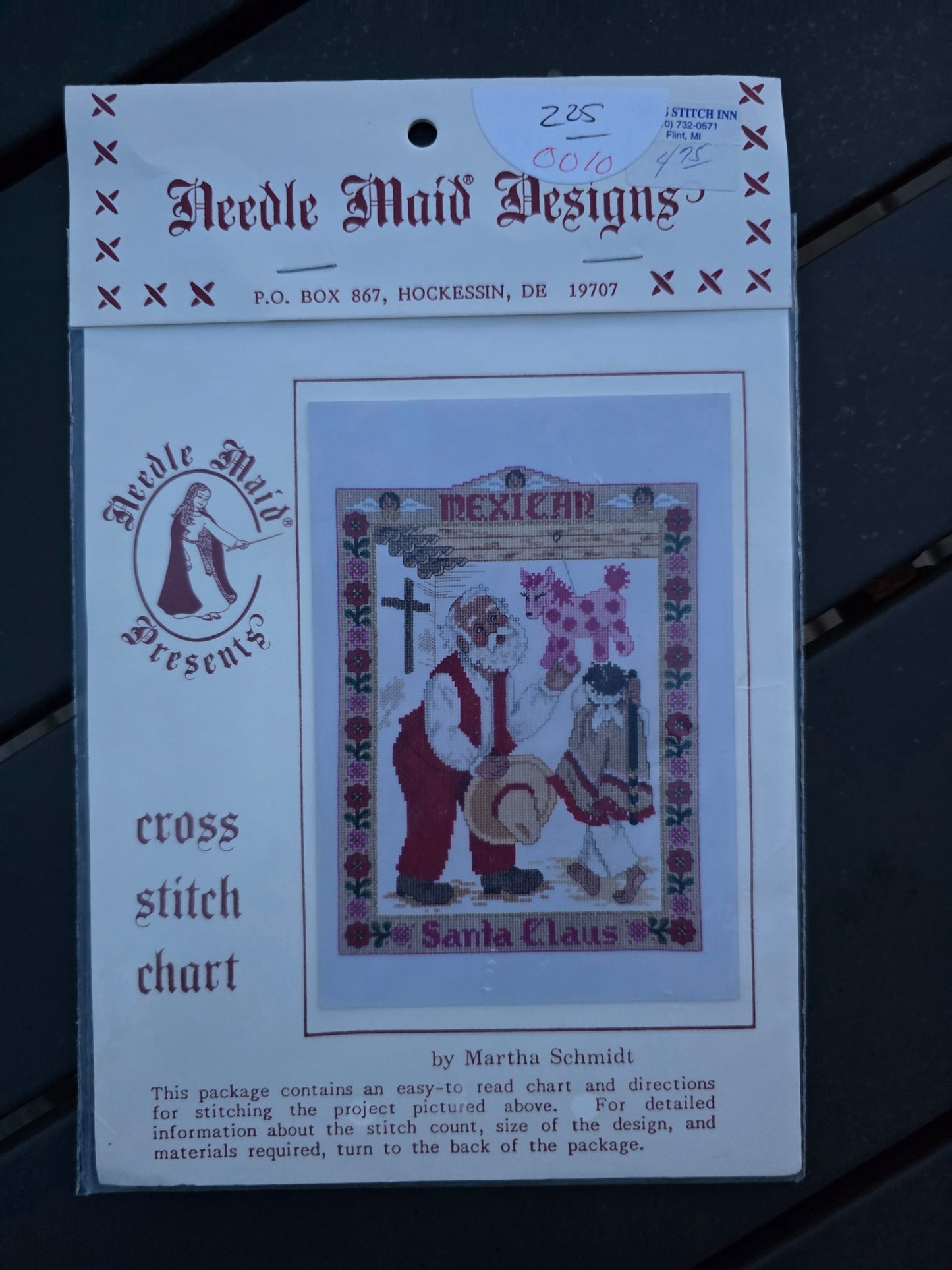 Needle Maid Designs - Mexican Santa Claus - Cross Stitch Pattern