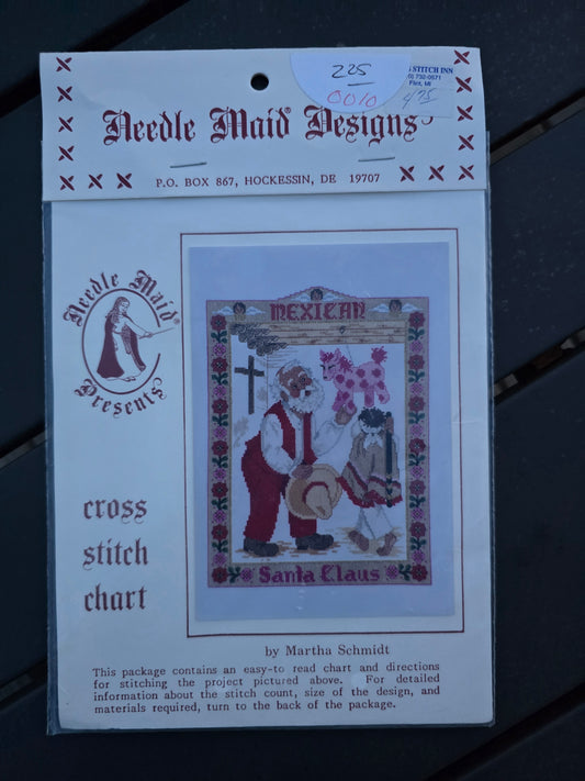 Needle Maid Designs - Mexican Santa Claus - Cross Stitch Pattern
