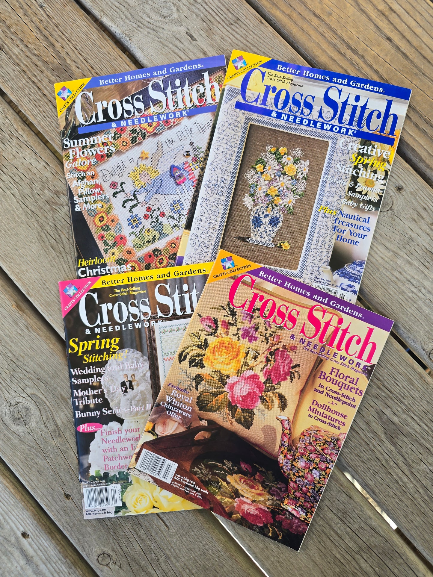 Better Homes and Gardens - Cross Stitch & Needlework - 2000 Magazine Bundle