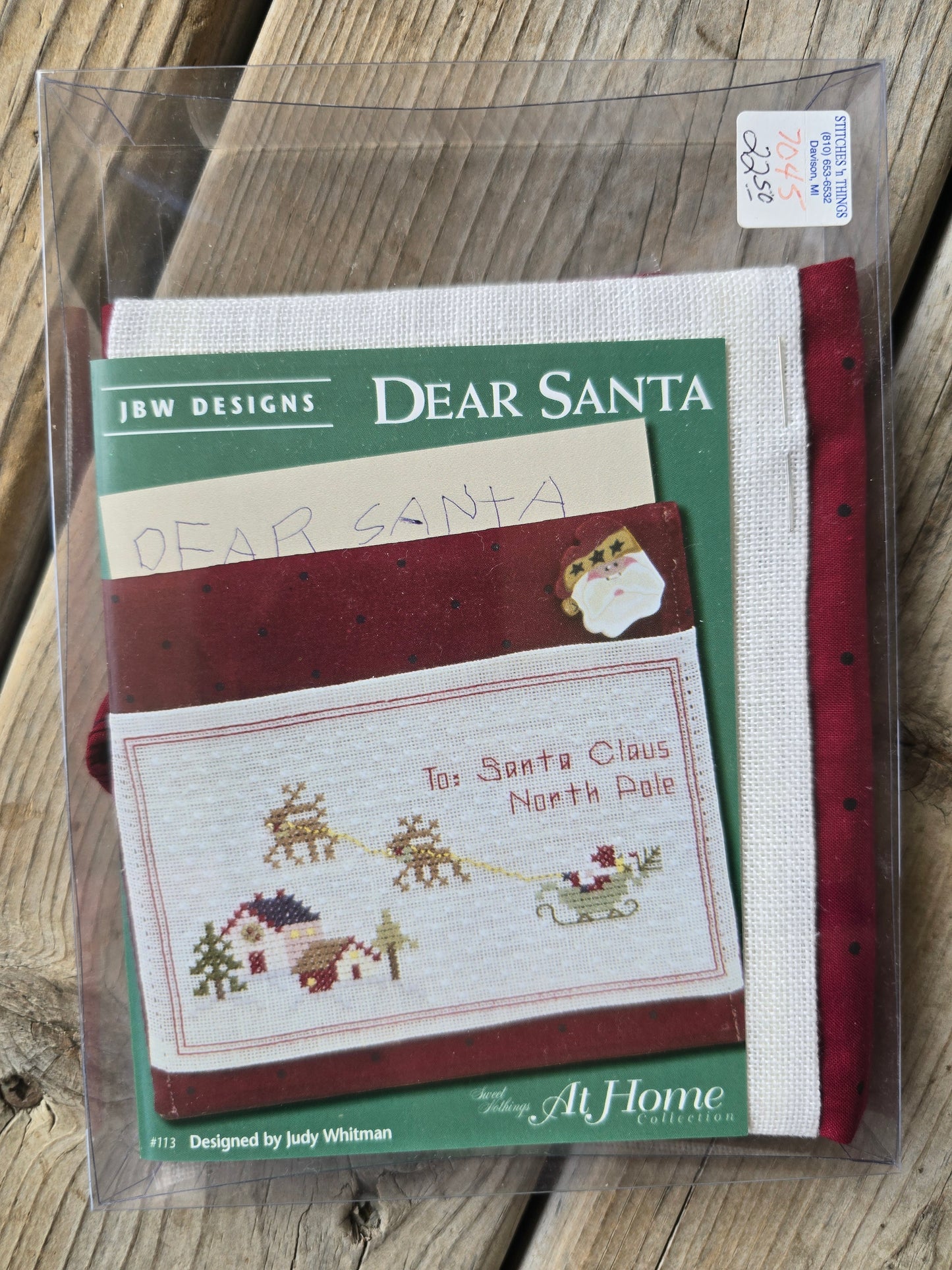 JBW Designs - Dear Santa - Limited Edition Kit - At Home Collection - Cross Stitch Kit