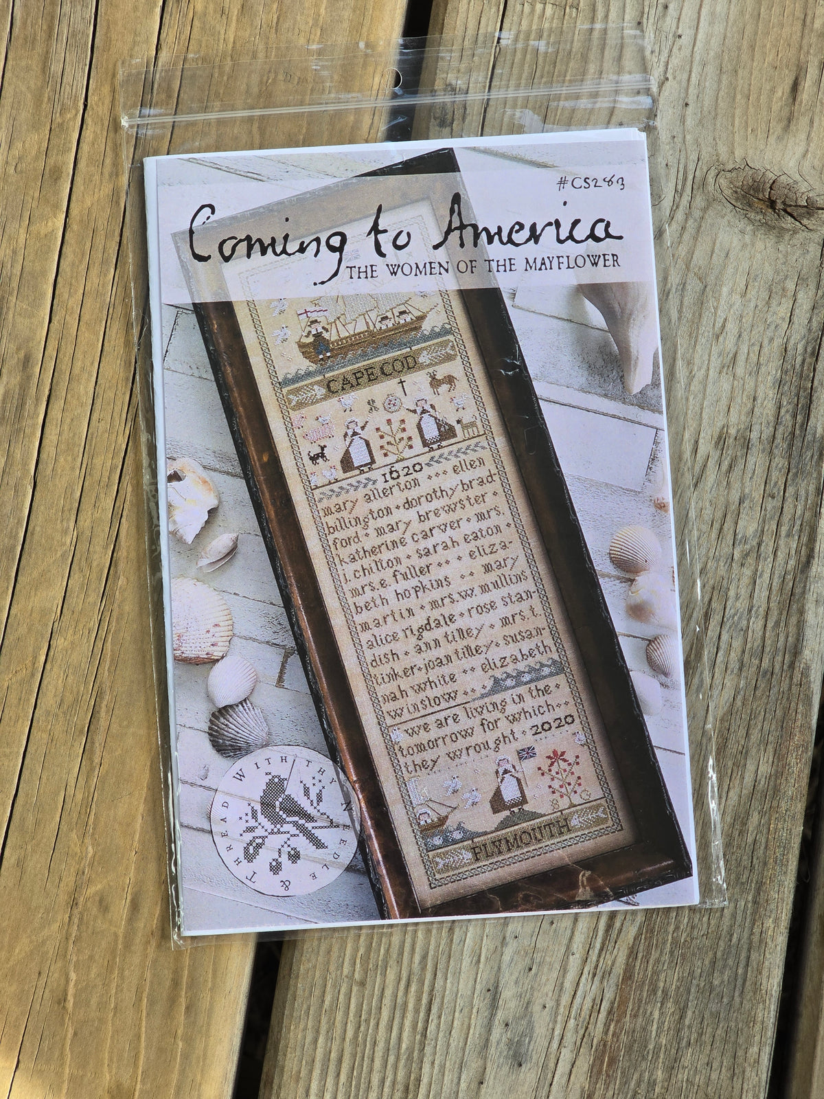 With Thy Needle & Thread - Coming to America The Women of the Mayflower - Cross Stitch Pattern