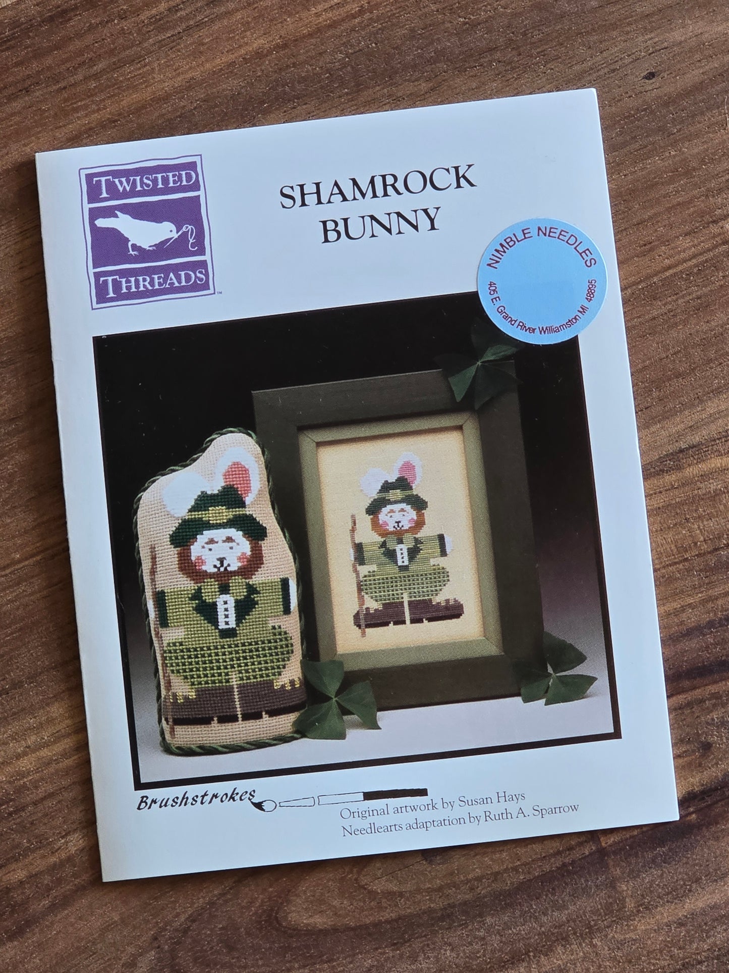 Twisted Threads - Shamrock Bunny - Cross Stitch Kit