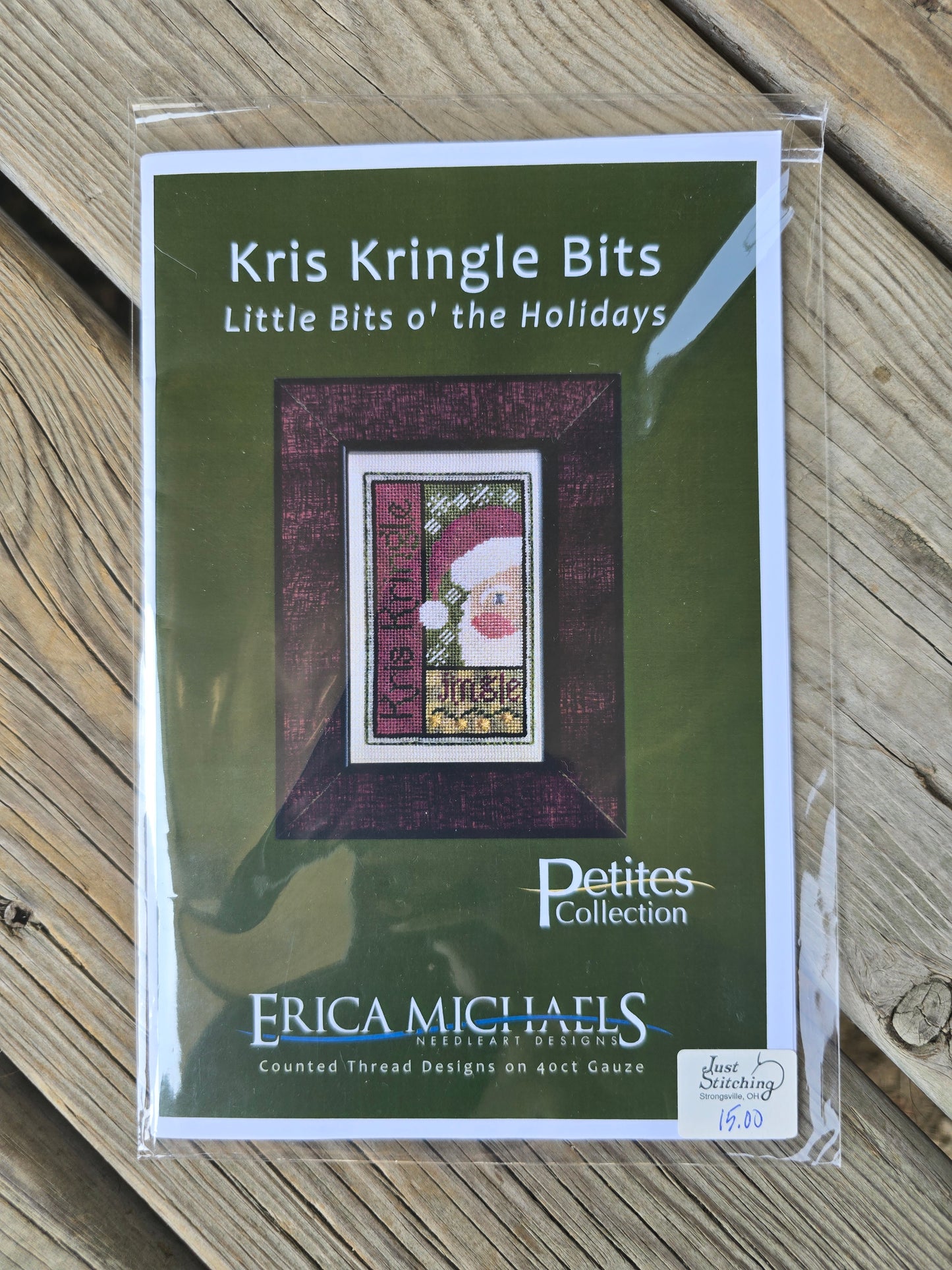 Erica Michael's - Kris Kringle Bits - Little Bits O' the Holidays - Cross Stitch kit