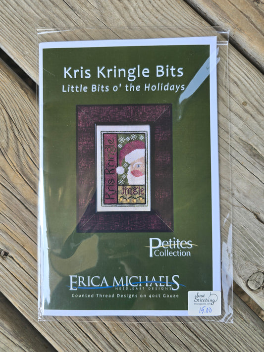 Erica Michael's - Kris Kringle Bits - Little Bits O' the Holidays - Cross Stitch kit