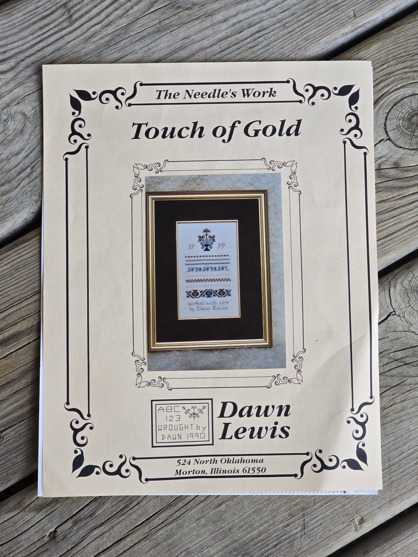 The Needle's Work - Touch of Gold - Cross Stitch Kit