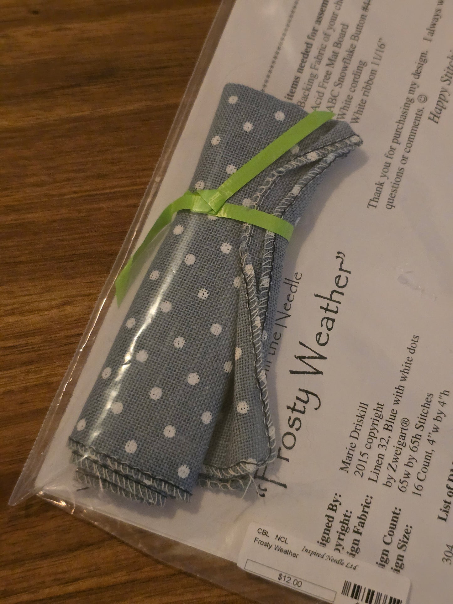 Blackberry Lane Designs, LLC  - Frosty Weather - Cross Stitch Pattern