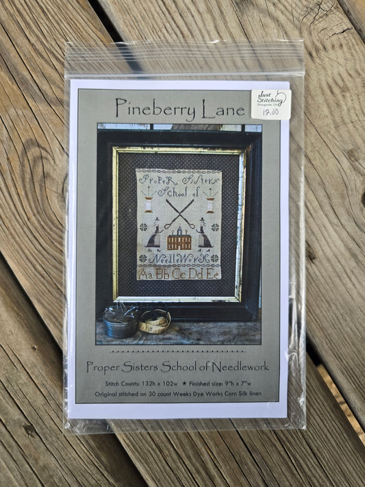 Pineberry Lane - Proper Sisters School of Needlework - Cross Stitch Pattern
