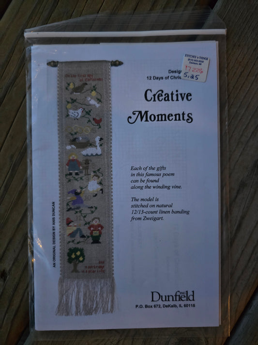 Dunfield, Inc. - Creative Moments - 12 Days of Christmas- Cross Stitch Pattern
