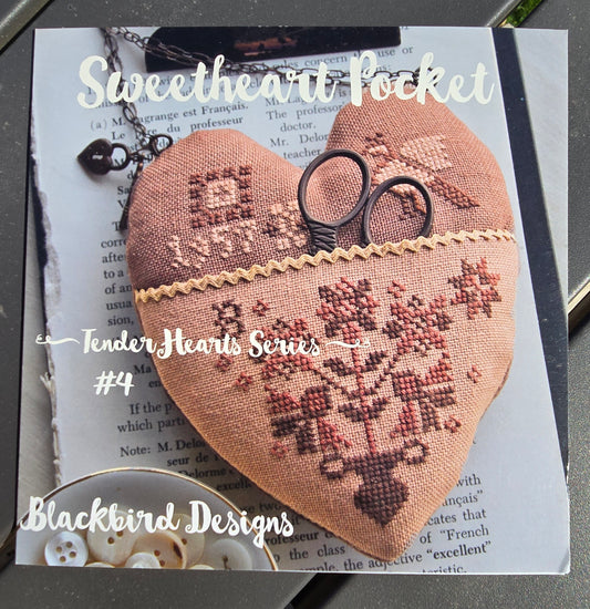 Blackbird Designs - Sweetheart Pocket - Tender Hearts Series #4