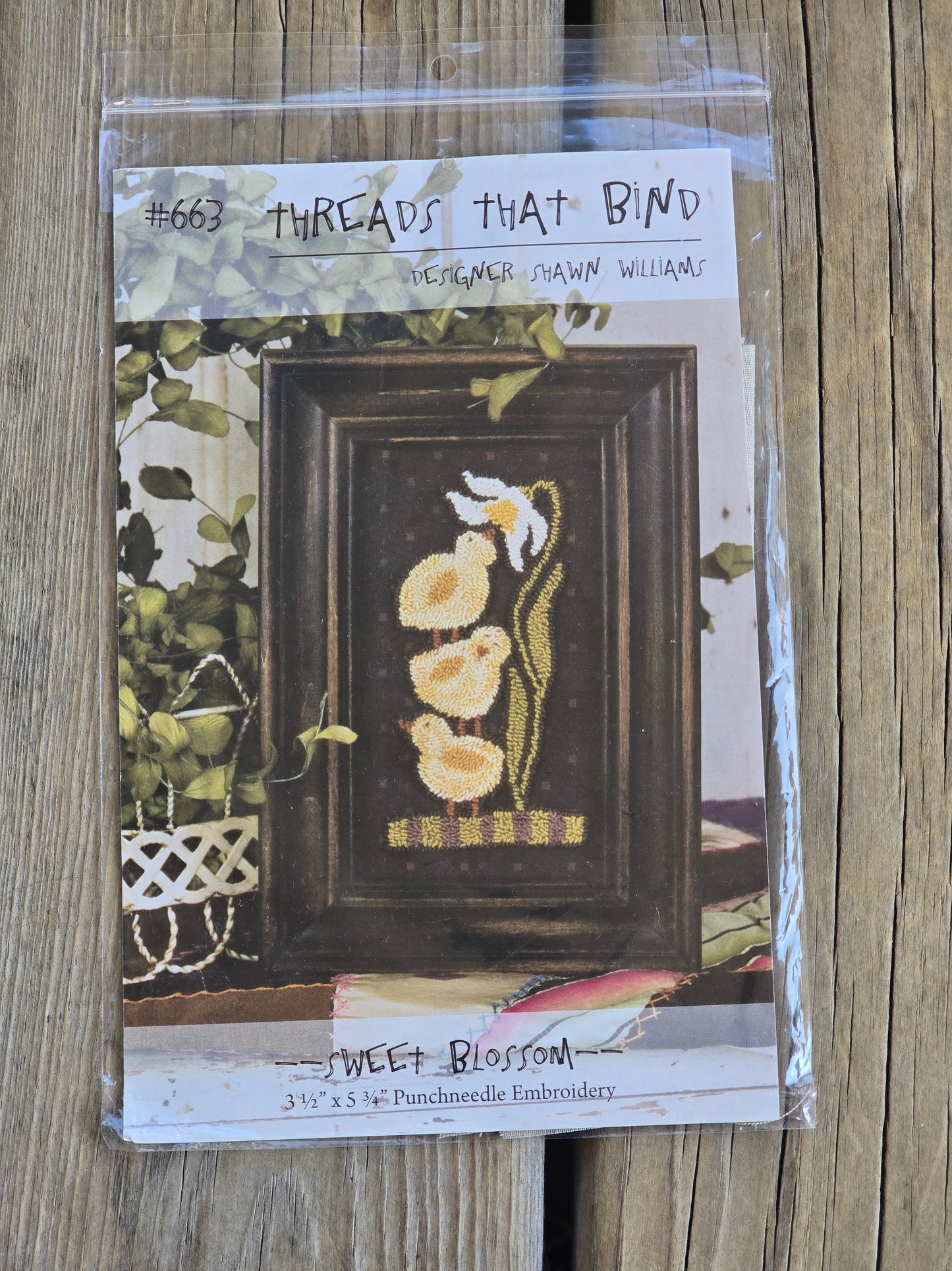 Threads That Bind - Sweet Blossom - Embroidery - Punchneedle Pattern