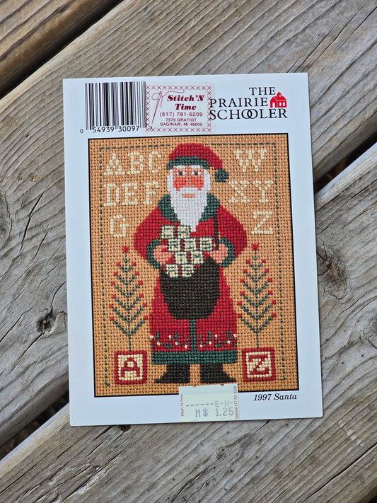 The Prairie Schooler - 1997 Santa - Cross Stitch Pattern