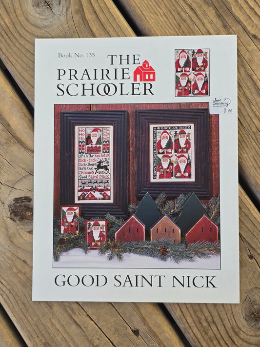 The Prairie Schooler - Good Saint Nick - Book No. 135 - Cross Stitch Pattern