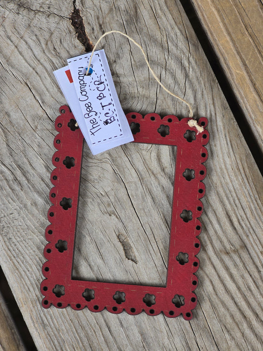 Fleur de Paris - The Bee Company - Red Wooden Frame - Nashville Needlework Market 2026