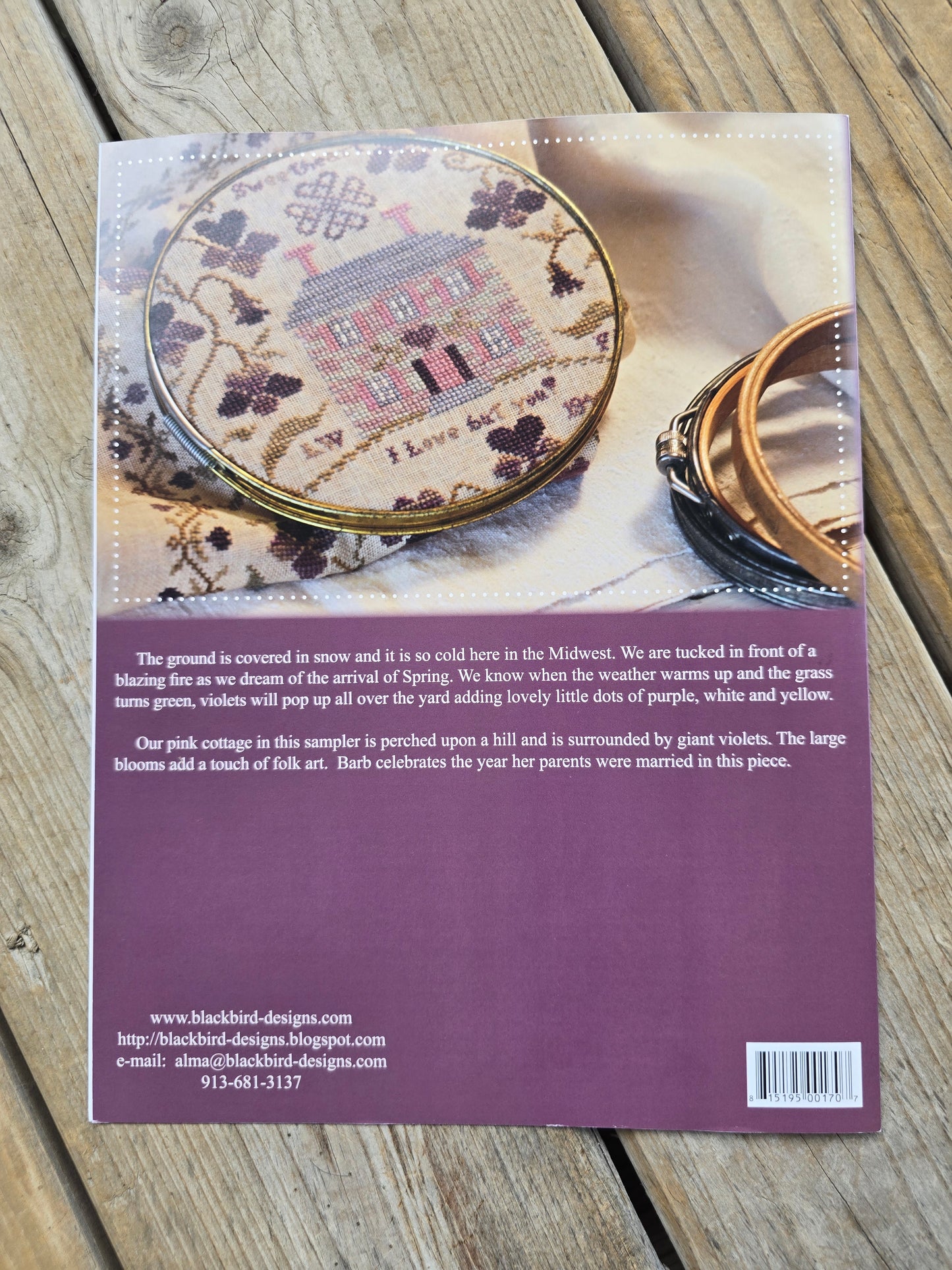Blackbird Designs - Violet's Blue - Cross Stitch Pattern Book
