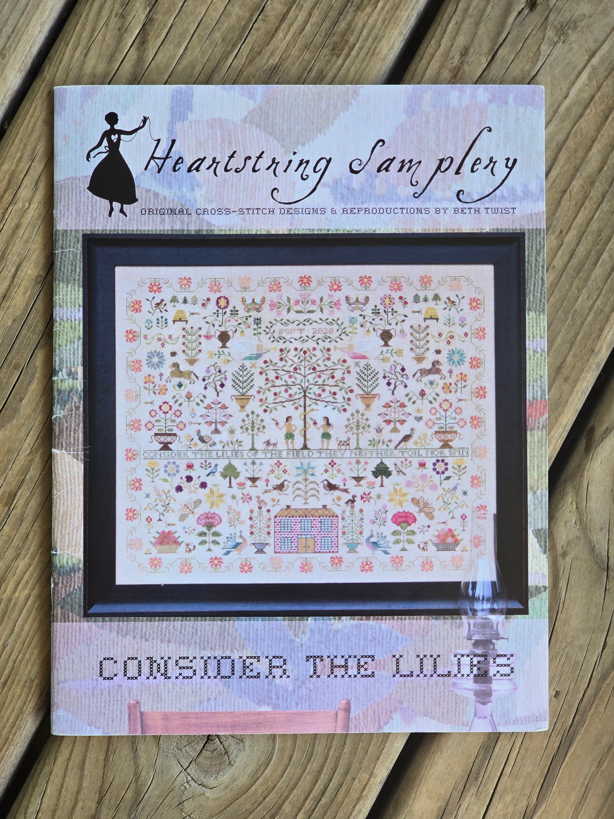 Heartstring Samplery - Consider The Lilies - Cross Stitch Pattern Booklet