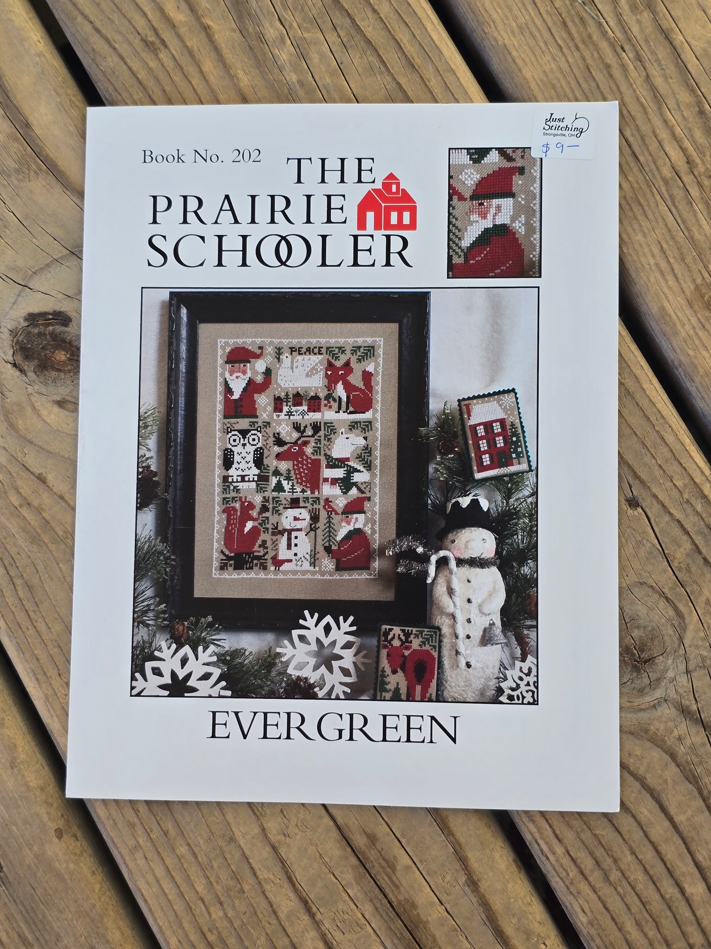 The Prairie Schooler - Evergreen- Book No. 202 - Cross Stitch Pattern