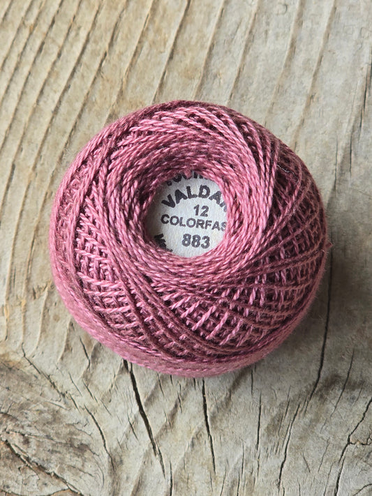 Valdani - Perle Cotton - Hand-Dyed - Size 12 - #883 - Thread